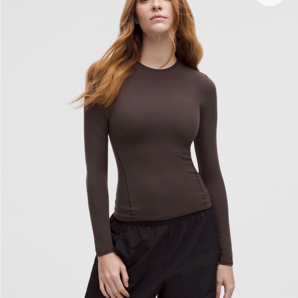 Lululemon Wundermost Ultra-soft Nulu Crewneck Long-sleeve Shirt.